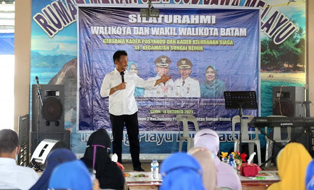 Sebanyak 3.768 Kader Posyandu dan Kader Kelurahan Siaga Mendapat Insentif dari  Dinsos PM Kota Batam