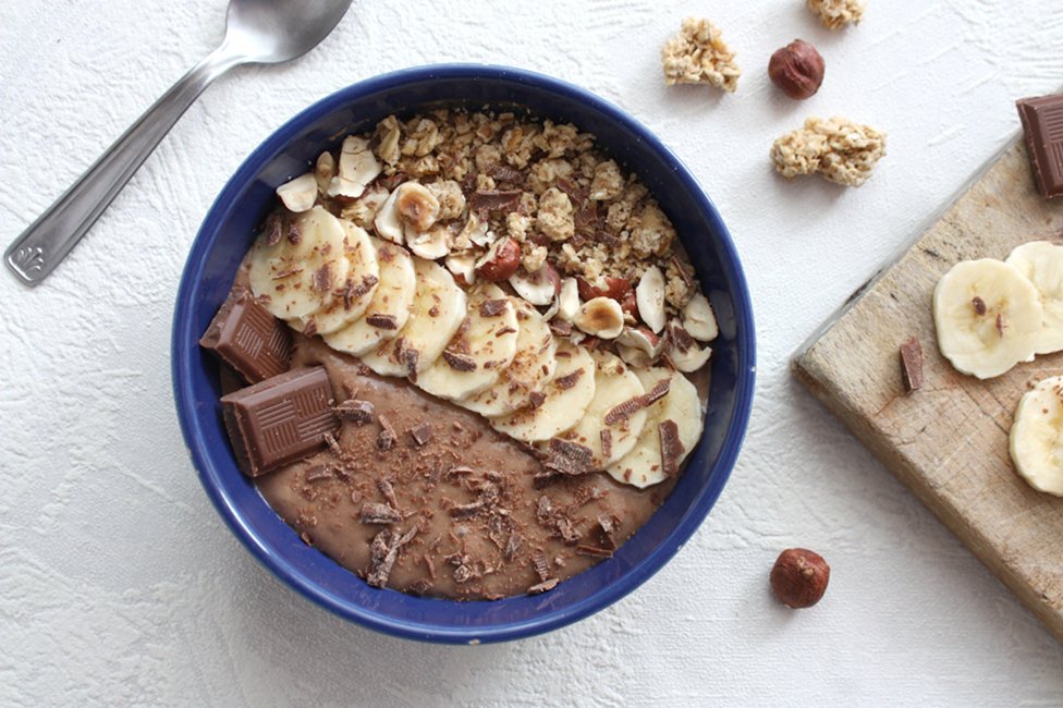 Noush Recette Smoothie Bowl Banane Beurre De Cacahuetes