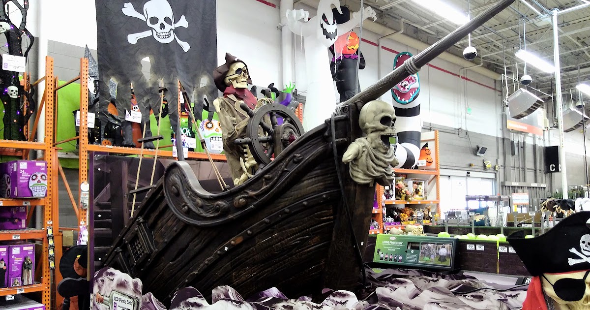 Haunted Eve's Halloween Blog Home Depot Haunted Pirate Ship