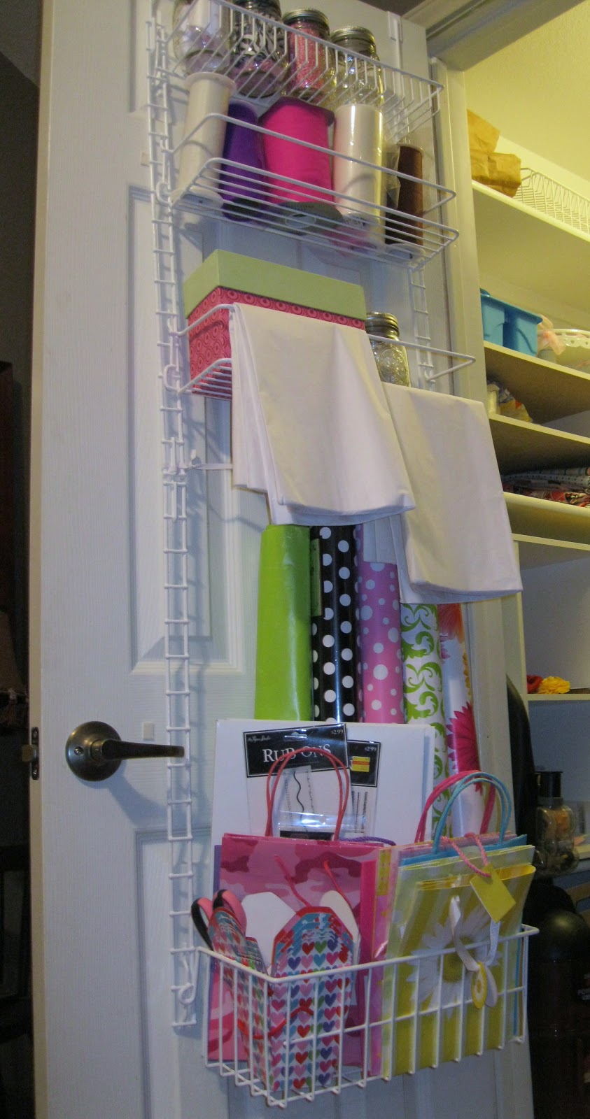 home.made. Gift Wrap Organizer