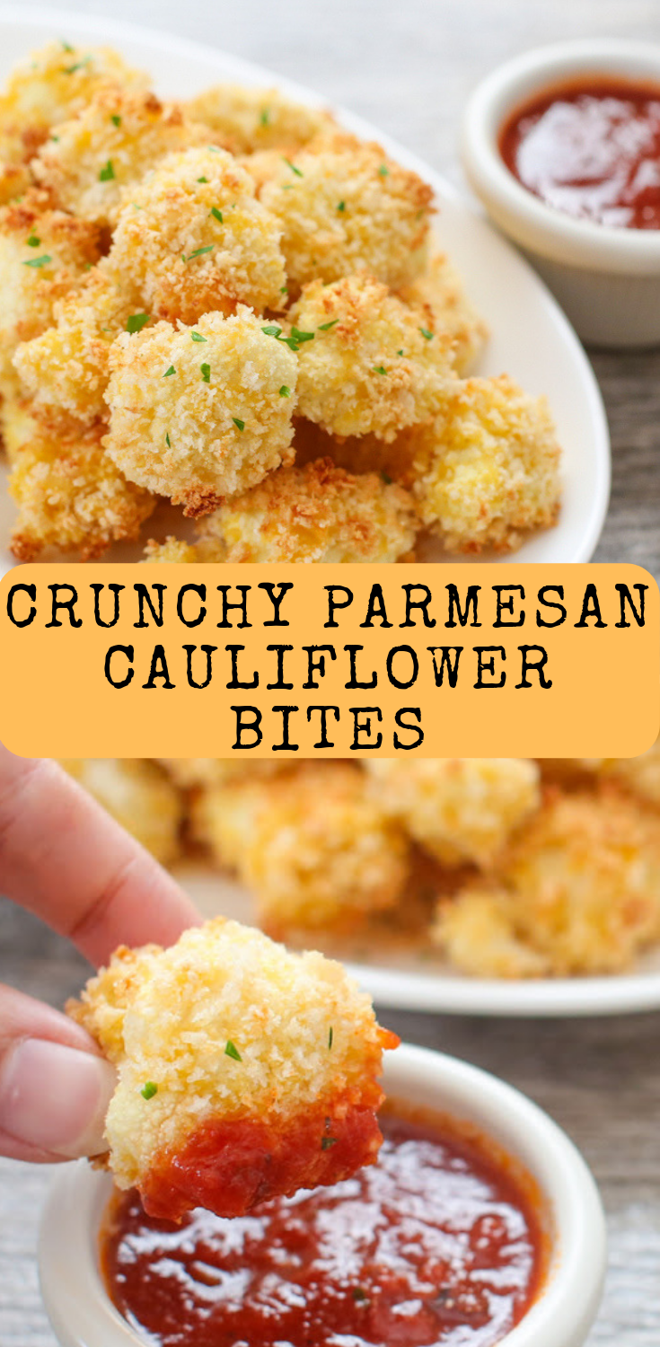 Crunchy Parmesan Cauliflower Bites - Trending Recipes