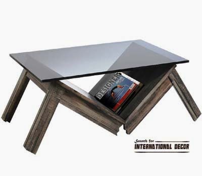 unique coffee table, modern and contemporary coffee table