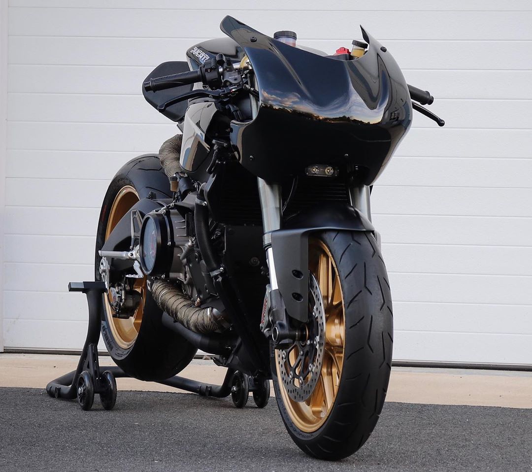 Black Ducati 959 Panigale Custom by Jett Design