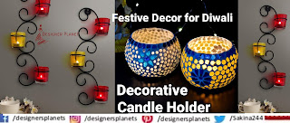 Decorative Candle Holder for Diwali Designerplanet Amazon
