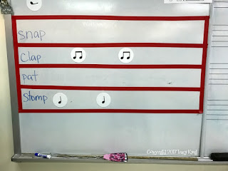 Great ideas for using Music-Go-Rounds to teach rhythm.  Use them in centers, to decode song notation, with body percussion and more!