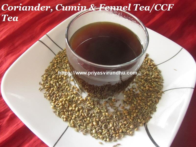 Priya's Virundhu Coriander, Cumin & Fennel Tea/ CCF Tea Ayurvedic