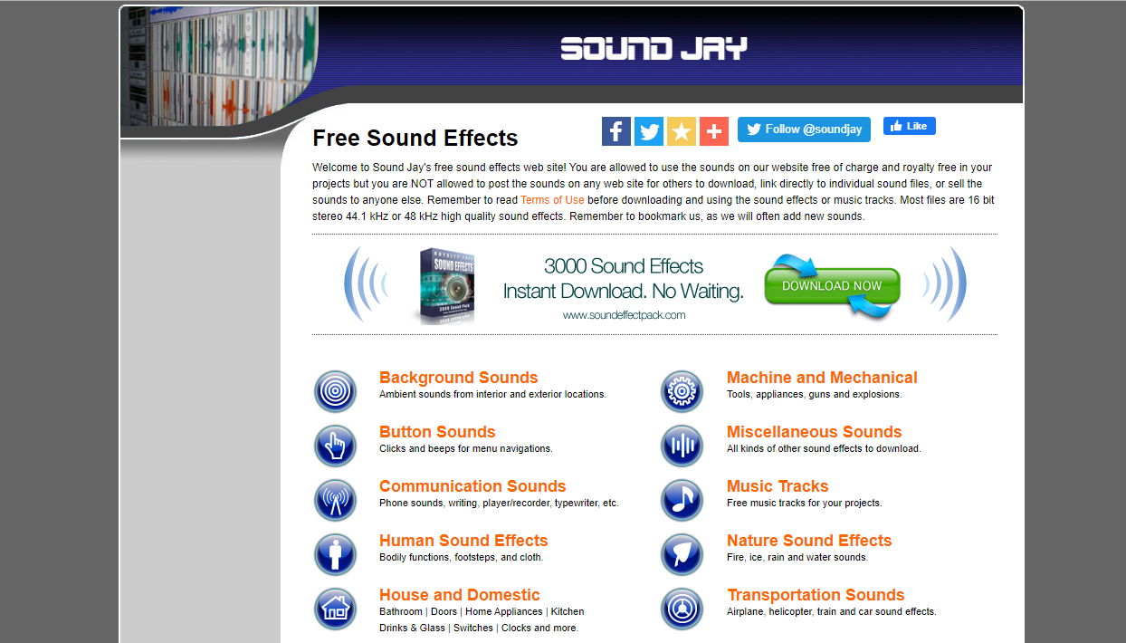 Free Sound Effects Download for Almost Everything