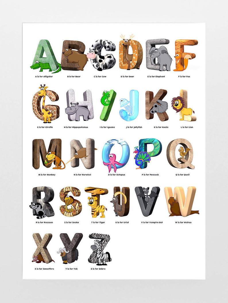 My Happy Homeschool: A-Z Animals: A for Alligator