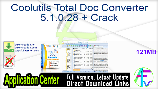 Coolutils Total Doc Converter 5.1.0.28 + Crack