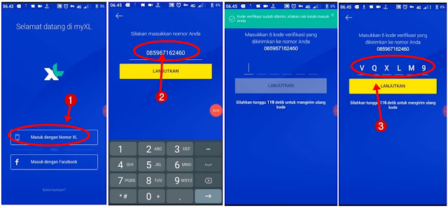 cara registrasi ulang kartu xl tanpa sms