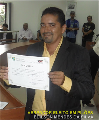 Resultado de imagem para Vereador Edilson Mendes de pilões