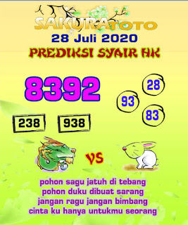 Syair Togel Kamis 23 Juli 2020