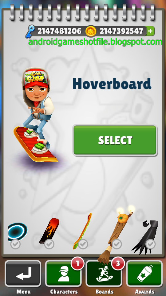 Free download Subway Surfers for Motorola QUENCH, APK 1.62.1 for Motorola  QUENCH