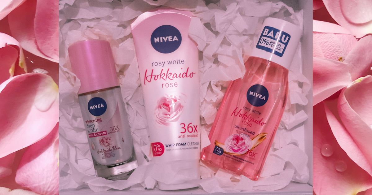 micellar water nivea hokkaido rose