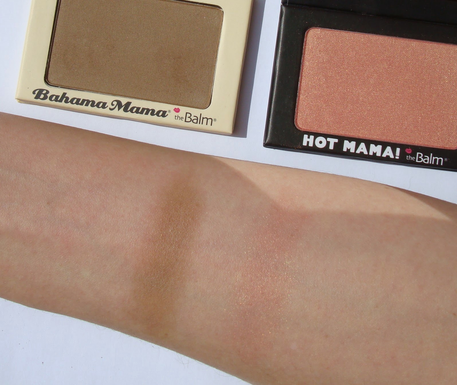 little white truths: theBalm Bahama Mama Bronzer and Hot Mama Blush