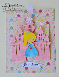 disney princess castle invitations