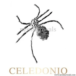 Queen Maxima style CELEDOINO JEWELRY Brooch