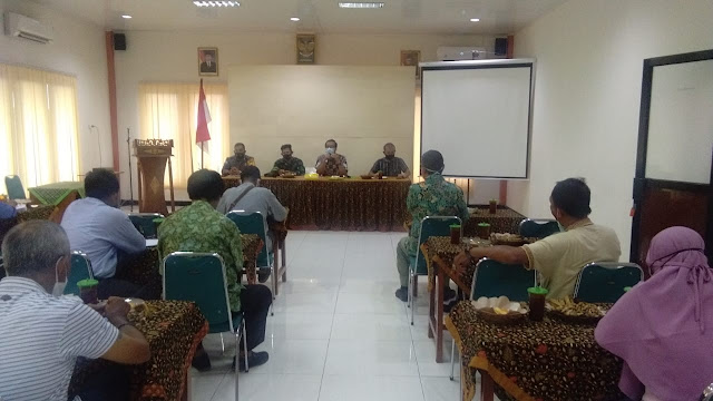 Muspika Karangmalang Gelar Rakor Pelaksanaan PSBB