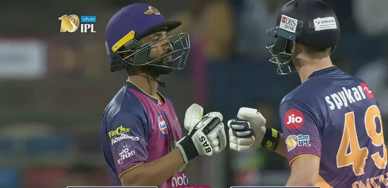 Steve Smith 84* RPS vs MI 2nd Match IPL 2017 Highlights