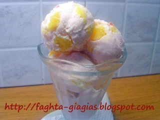Παγωτό με ζελέ και κομπόστα φρούτων - από «Τα φαγητά της γιαγιάς»