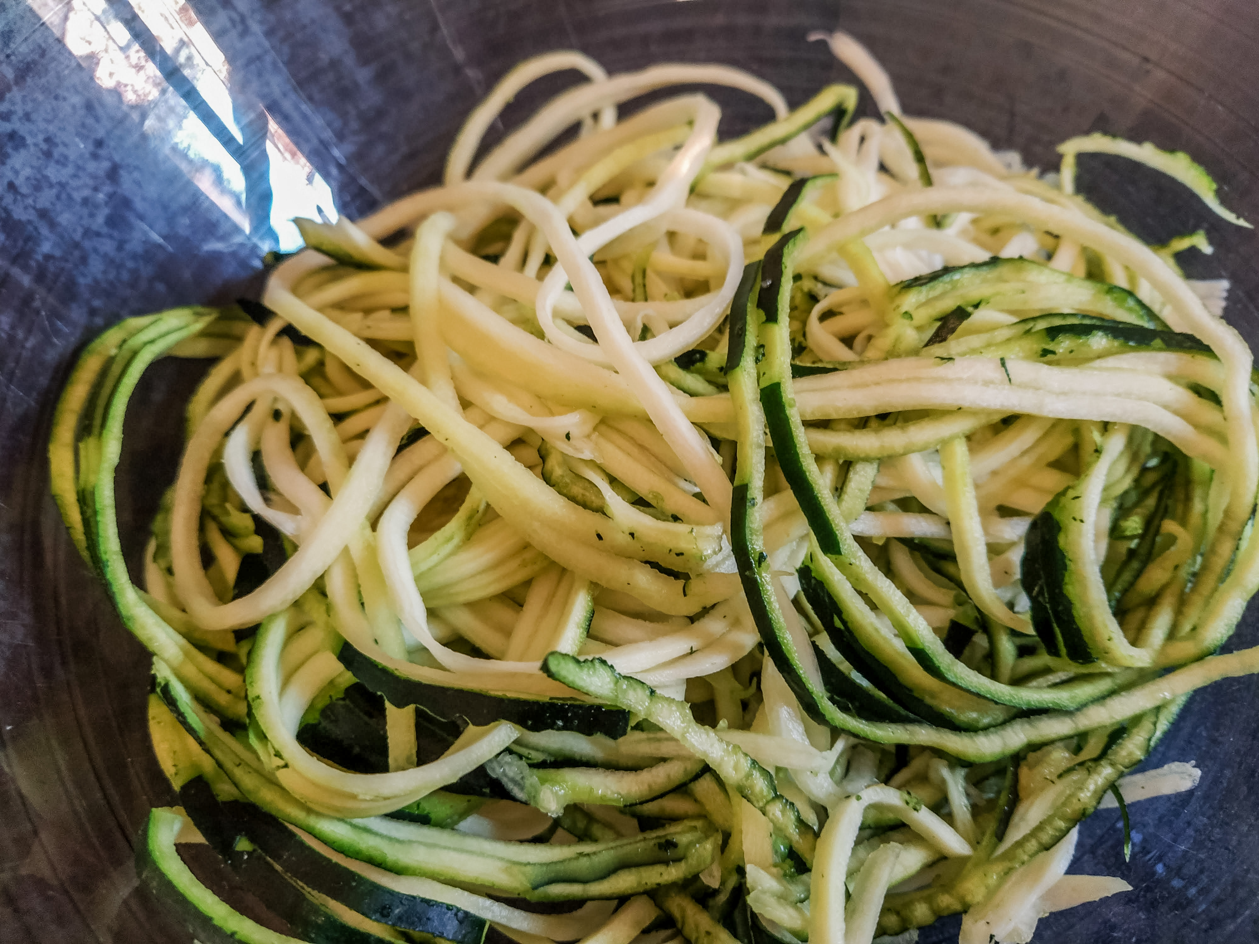 Spaghetti de courgette