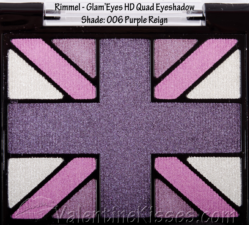 Valentine Kisses Rimmel Glam'Eyes HD Quad Eye Shadow in Green Park