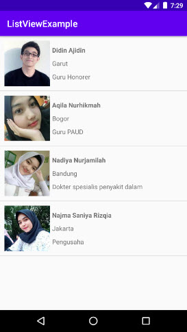 Menciptakan Custom List View Dengan Gambar Icon Dan Teks Di Android Studio
