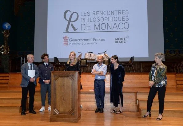 Charlotte Casiraghi attended the 2018 Philosophical Encounters held at the Oceanographic Museum in Monaco