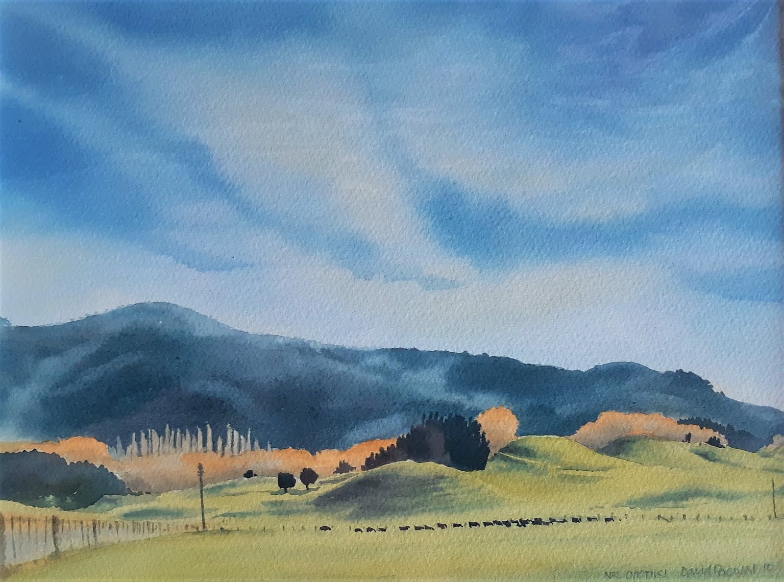 Watercolours by David Percival Watercolours for Sale