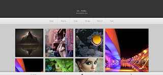 25 Pixel Blogger Template is a Galley Style Free PRemium Blogger Template