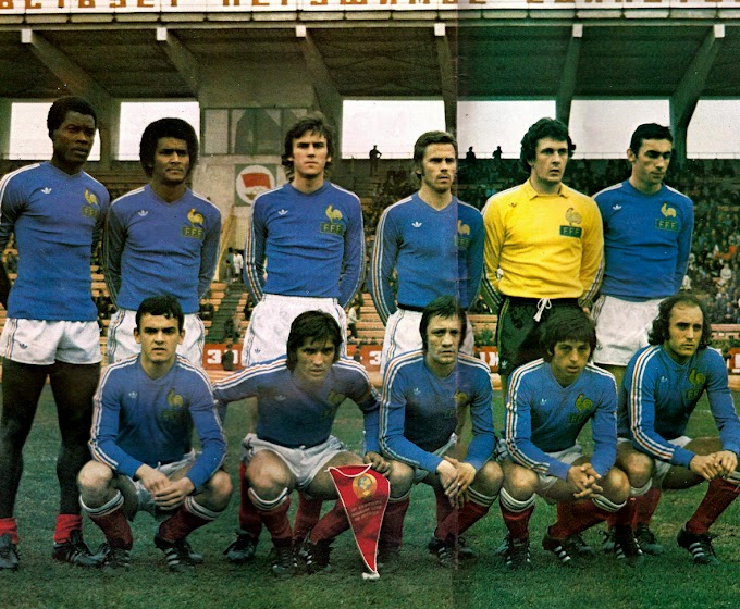 FRANCE espoirs 1976.