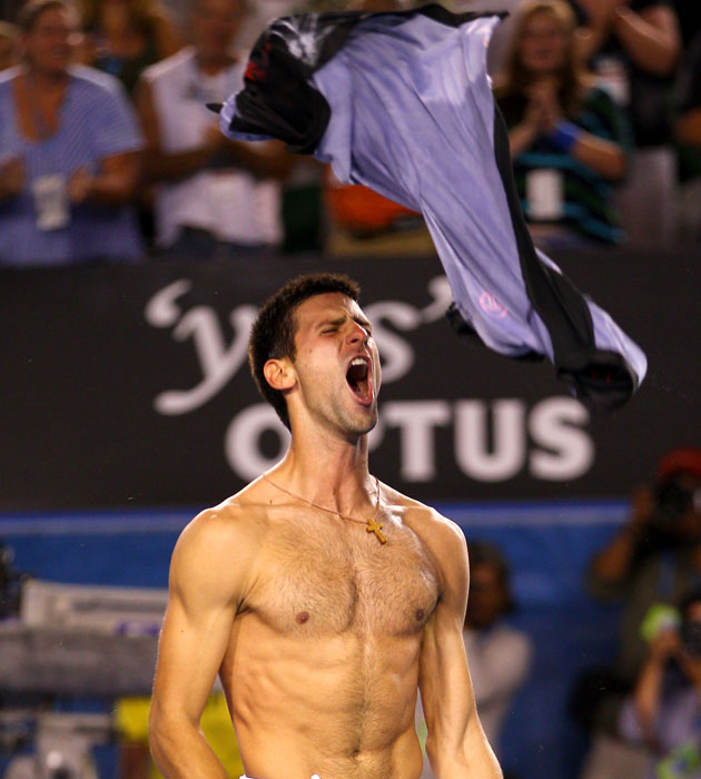 Novak djokovic shirtless pictures.