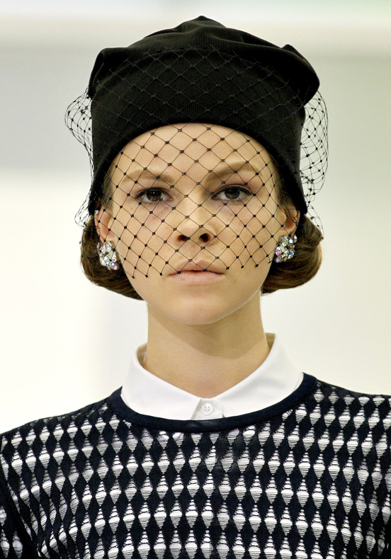 Everyone is Wearing: Jil Sander's Veiled Beanie Hat - The Front Row View