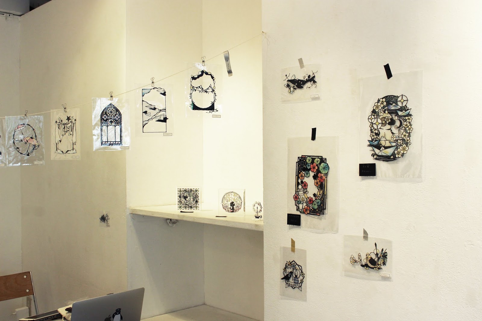 Design Festa Gallery Blog 大橋 忍 切り絵を摘み採る会