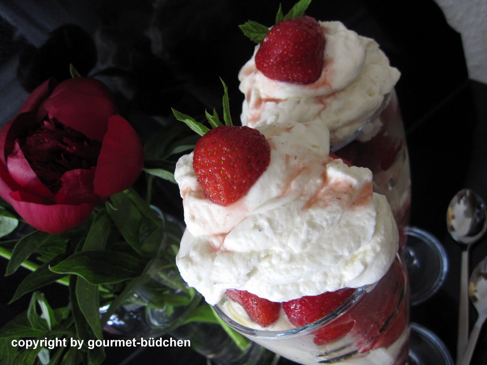 Gourmet-Büdchen: Vanilleeis mit marinierten Erdbeeren gehen immer…