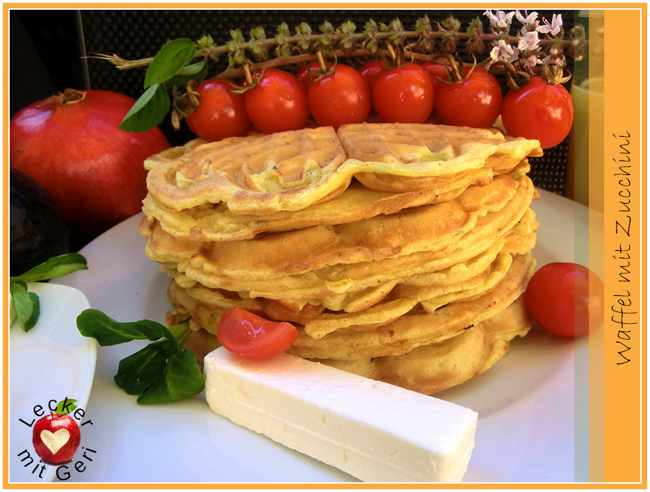 Lecker mit Geri: Herzhafte Zucchini-Möhren-Waffeln - Солени гофрети с ...