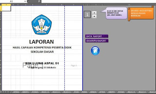 Aplikasi Raport K13 untuk SD terbaru Semester 2 Revisi 2018