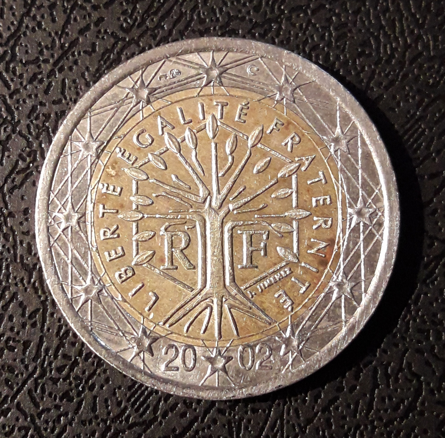 Minha coleção de moedas: Moedas de Euro francês - pièces de monnaie en