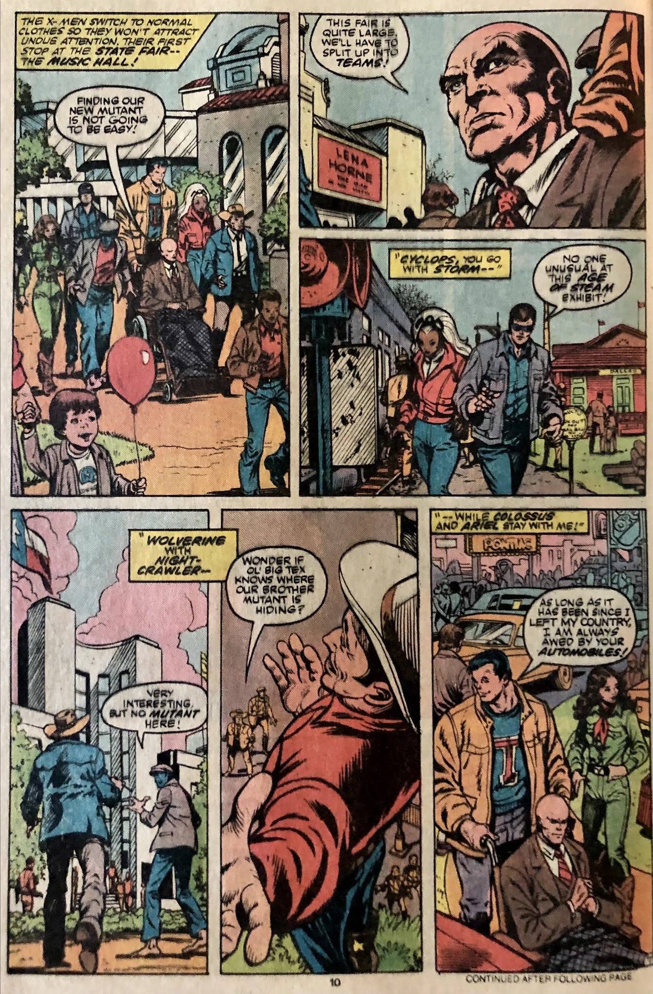 Uncanny X-Men at the State Fair of Texas (1983) - Chris is on Infinite  Earths