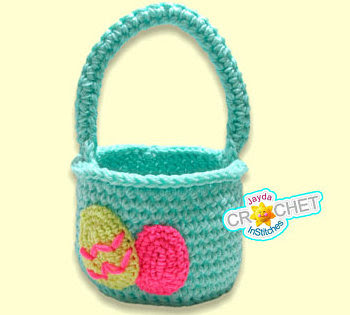 Crochet Easter basket 