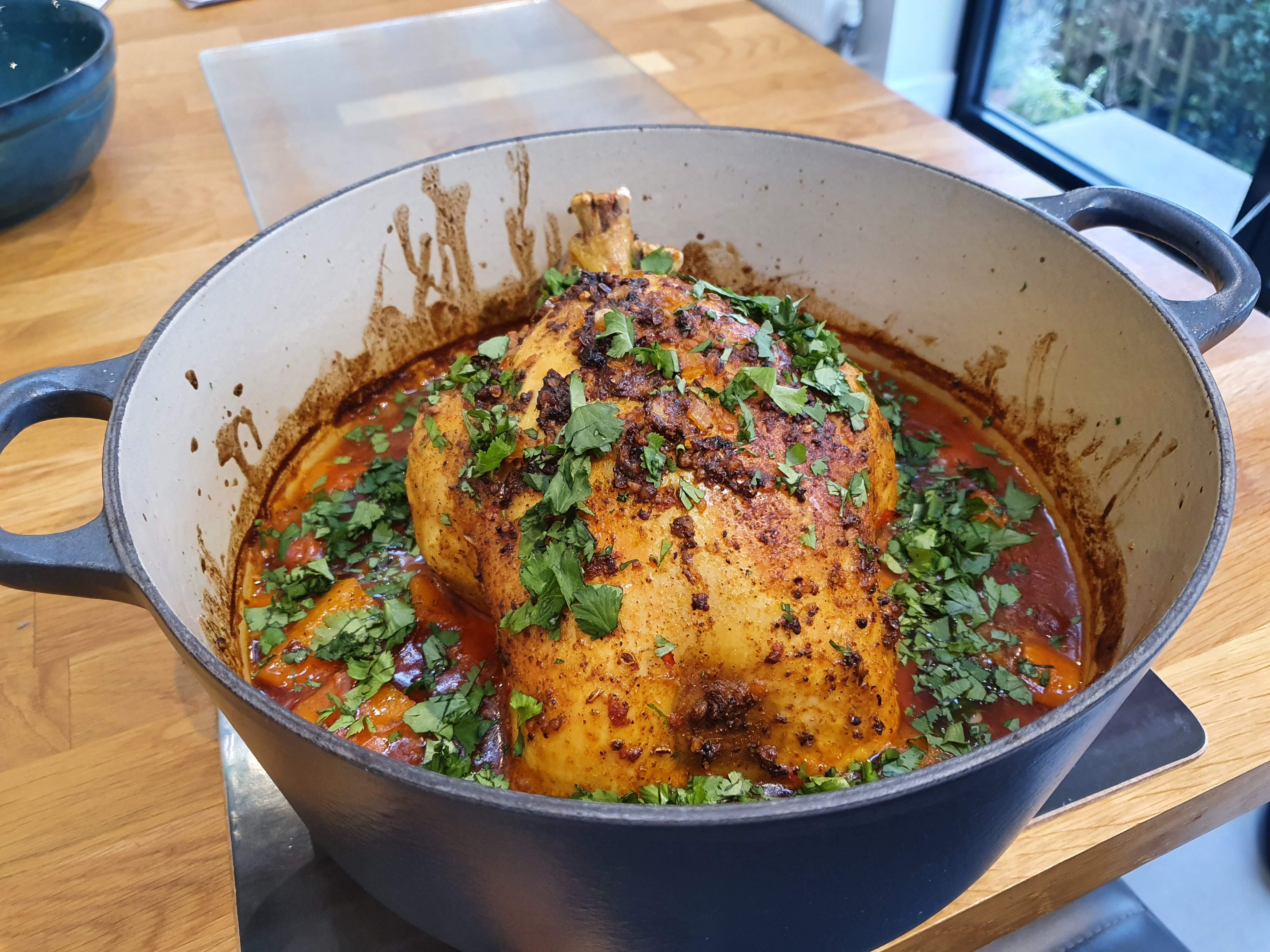 PotRoast Indianspiced Chicken with Coconut