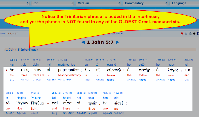 1 John 5:7. The GREATEST Trinitarian FORGERY In History.