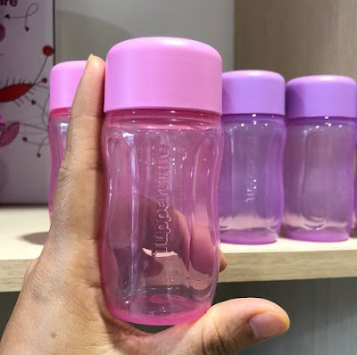 Tupperware Eco water Bottle w/ Flip Top 25 oz Pearl Pink New