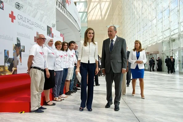 Queen Letizia attended the ceremony of the 150th Red Cross anniversary in Spain