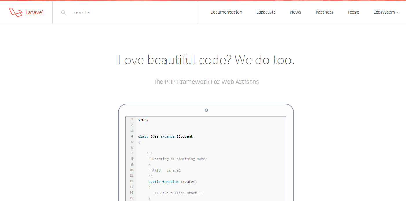 Up and running with Laravel