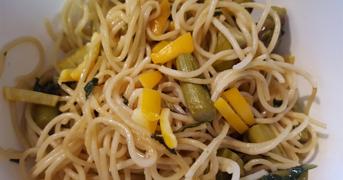 String Pasta With Preserved Lemons and Asparagus