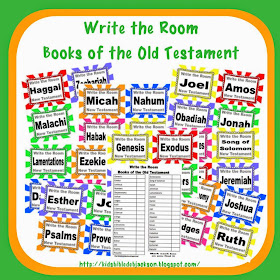 Write the Room Books of the Bible Printables