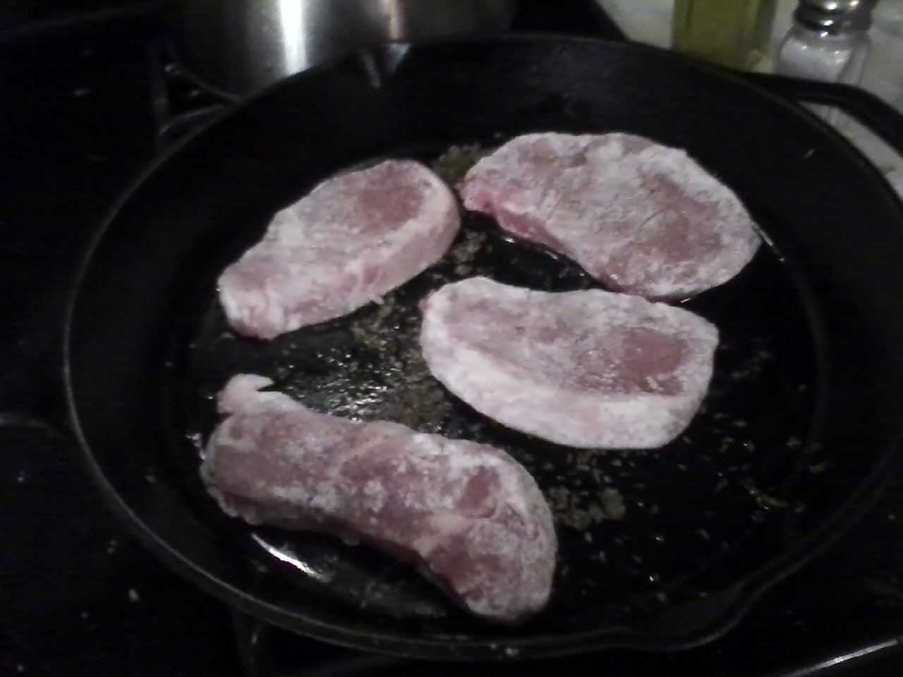 My Baking Adventures Pork Chops with Rosemary Wine Sauce