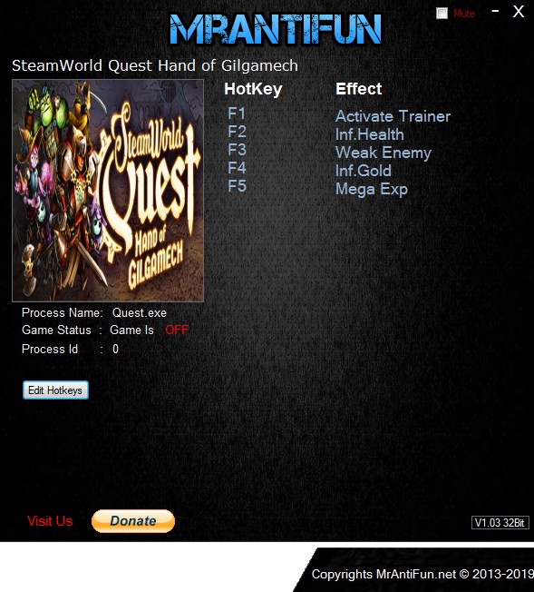 SteamWorld Quest Hand of Gilgamech Oyunu +5 Trainer Hile İndir
