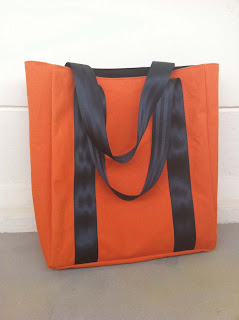 Tinkle Thoughts: Customized Man Orange Tote